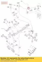 Qui puoi ordinare sensore abs da KTM , con numero parte 76042125000: