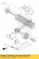 3D8163710000, Yamaha, baas, koppeling yamaha  xvs 950 2009 2010 2011 2012 2014 2015 2016 2017 2018 2019 2021, Nieuw