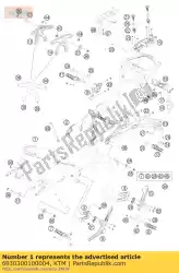 Aqui você pode pedir o quadro '693ka em KTM , com o número da peça 6930300100004: