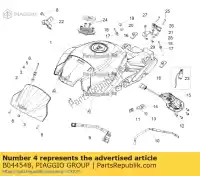 B044548, Piaggio Group, bus bevestiging aprilia rsv rsv4 1100 racing factory abs tuono v tuono v4 1100 rr (apac) zd4ke000 zd4kea00 zd4kea00, zd4kewa zd4keb00 zd4keu zd4keua1 zd4kg000 zd4kga00 zd4kgb zd4kgb00 zd4kgu zd4kgu00 zd4kgua0 zd4kgua1 zd4rkl00zd4rkl01 zd4tyg00, zd4tycc0 zd4tyh00, zd4tycc, Nieuw