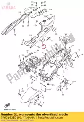 Tutaj możesz zamówić os? Ona, tylny b? Otnik 2 od Yamaha , z numerem części 3P62163E01P3: