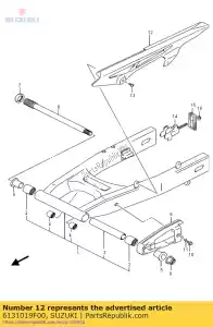 suzuki 6131019F00 case comp, chain - Dół