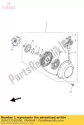 Ici, vous pouvez commander le assy de démarrage auprès de Yamaha , avec le numéro de pièce 5UH157100000: