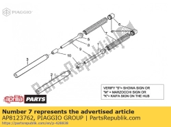 Aprilia AP8123762, Spring, OEM: Aprilia AP8123762