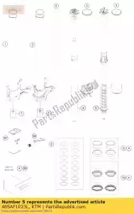 ktm 48SAF1P23L cardridge cpl. l/s - Bottom side