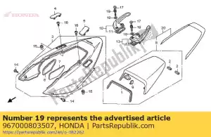 honda 967000803507 perno, casquillo, 8x35 - Lado inferior