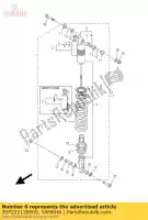 3SP222130000, Yamaha, assento, parte superior da mola yamaha wr yz yzf 125 250 400 426 450 1990 1991 1992 1993 1994 1995 1996 1997 1998 1999 2000 2001 2002 2003 2004 2005 2006 2007 2008 2009 2010 2011 2012 2013 2014 2015, Novo