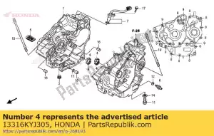 Honda 13316KYJ305 brg osz, manivelle sha - La partie au fond