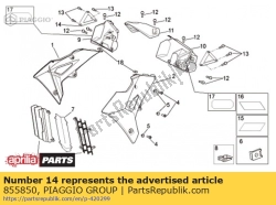 Aprilia 855850, Plato, OEM: Aprilia 855850