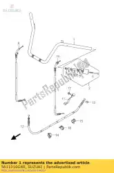 Ici, vous pouvez commander le guidon auprès de Suzuki , avec le numéro de pièce 5611010G40: