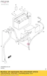 Suzuki 3362429F00 dop, batterij plu - Onderkant