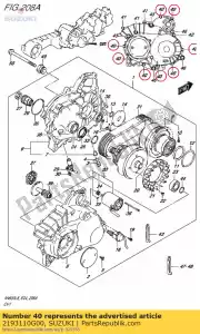 suzuki 2193110G00 bullone, coperchio cvt - Il fondo