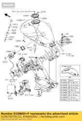 Tutaj możesz zamówić tank-comp-fuel, m. S. Czarny er650 od Kawasaki , z numerem części 51087507815Z: