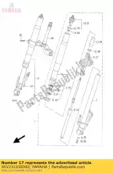 Ici, vous pouvez commander le ensemble de fourche avant (droite) auprès de Yamaha , avec le numéro de pièce 4XV231030000: