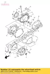 Qui puoi ordinare distanziale, supporto motore da Yamaha , con numero parte 4BD153170000: