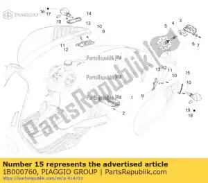 Piaggio Group 1B000760 couverture lh - La partie au fond