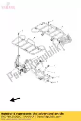 Ici, vous pouvez commander le couverture 5 auprès de Yamaha , avec le numéro de pièce 5NDF842A0000: