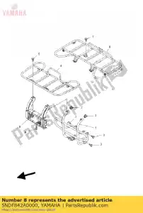 Yamaha 5NDF842A0000 couverture 5 - La partie au fond