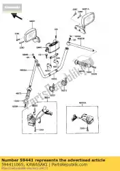 Here you can order the cover-handle from Kawasaki, with part number 594411065: