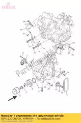 Ici, vous pouvez commander le boulon, union auprès de Yamaha , avec le numéro de pièce 904012000900: