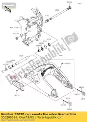 Aquí puede pedir protector, cadena zx1000e8f de Kawasaki , con el número de pieza 550200384: