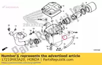 17210HR3A20, Honda, filtro dell'aria della custodia honda  420 2017 2018 2019 2020, Nuovo