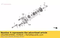 19226KGH900, Honda, joint, couvercle de pompe à eau honda cbr  rw r repsol rs rt cbr125r cbr125rs cbr125rw cbr125rt 125 , Nouveau