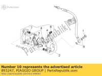 893247, Aprilia, bremsschlauch vorne, Neu