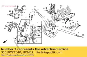 Honda 35010MFT640 mazzo di chiavi - Il fondo