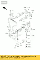 120531369, Kawasaki, corrente-guia, rr ex250-h7 kawasaki el gpx zz r 250 252 1988 1989 1990 1991 1992 1993 1994 1996 1997 1999 2001 2003, Novo