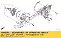 11355MFL000, Honda, placa comp., cadena de transmisión honda cbr fireblade rr ra rrs cbr1000rr cbr1000ra cbr1000s1 cbr1000s2 1000 , Nuevo