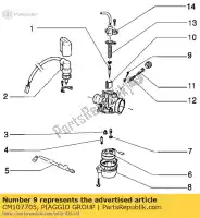 CM107705, Piaggio Group, Tornillo aprilia gilera piaggio  hexagon runner skipper skipperr typhoon 125 150 180 1995 1996 1997 1998 1999 2000 2001 2003, Nuevo