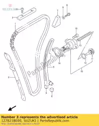Ici, vous pouvez commander le guide, chaîne à cames auprès de Suzuki , avec le numéro de pièce 1278218E00: