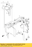 1785129G00, Suzuki, manguera, radiador i suzuki gsx r 600 2004 2005, Nuevo