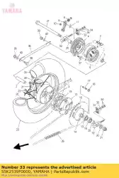 Qui puoi ordinare piastra 1 da Yamaha , con numero parte 55K2539F0000: