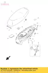 Here you can order the double seat assy from Yamaha, with part number 3C7F47302000: