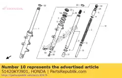 Aqui você pode pedir o caso, r. Inferior em Honda , com o número da peça 51420KYJ901: