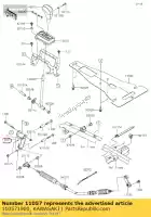 110571900, Kawasaki, 01 support, levier kawasaki  1000 2020, Nouveau