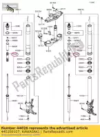 440260107, Kawasaki, fourche à ressort kawasaki gtr  c a e 1400gtr abs zg1400 kact 1400 , Nouveau