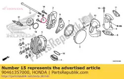 Ici, vous pouvez commander le rondelle d'étanchéité, 12 mm auprès de Honda , avec le numéro de pièce 90461357000: