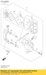 Ici, vous pouvez commander le support auprès de Suzuki , avec le numéro de pièce 5935048H00: