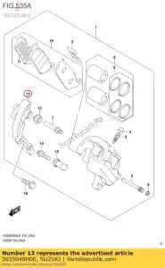 suzuki 5935048H00 suporte - Lado inferior