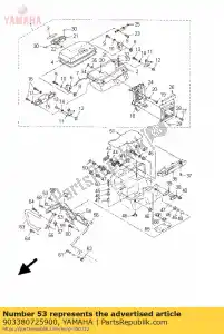 yamaha 903380725900 plug - Onderkant