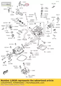 Kawasaki 12020Y005 culbuteur, en - La partie au fond