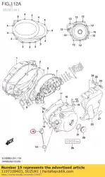 Here you can order the gauge,oil level from Suzuki, with part number 1197109403: