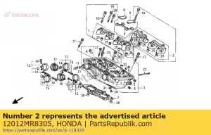 honda 12012MR8305 geen beschrijving beschikbaar op dit moment - Onderkant