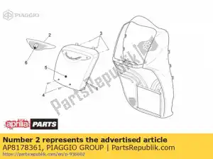 Piaggio Group AP8178361 finitura carenatura - Il fondo