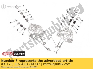 aprilia 891170 copa superior - Lado superior