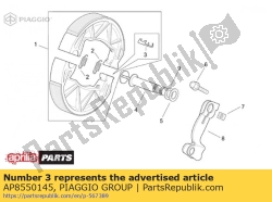 Aprilia AP8550145, Bord, OEM: Aprilia AP8550145