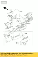 180461597, Kawasaki, lana kawasaki kx  m kx125 125 , Nuovo